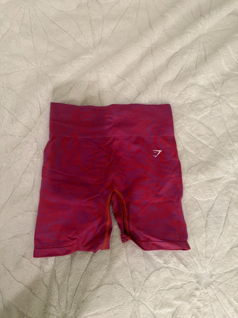 Gymshark Magenta and Purple animal ADAPT shorts